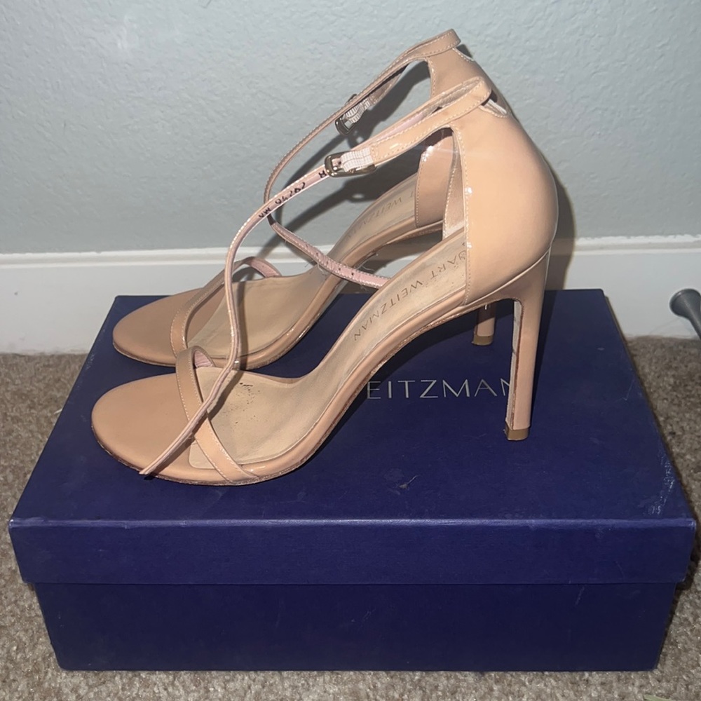 Stuart Weitzman Nudistcurve Ankle Strap Sandal